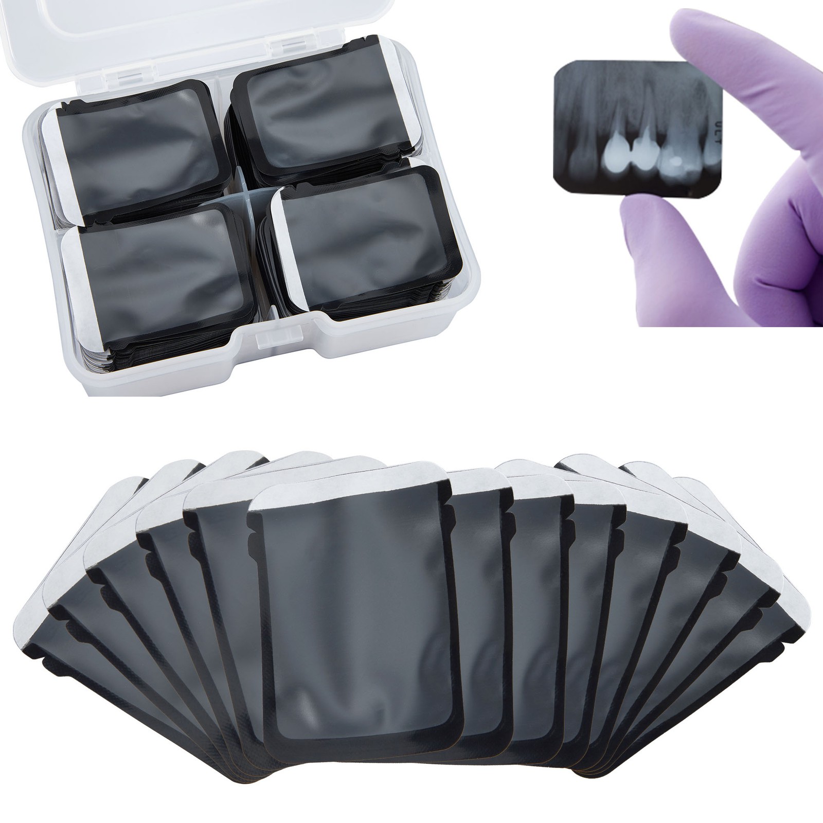 10000 Pcs Disposable Dental X-Ray Barrier Envelopes Size 2 Protective Sleeves US
