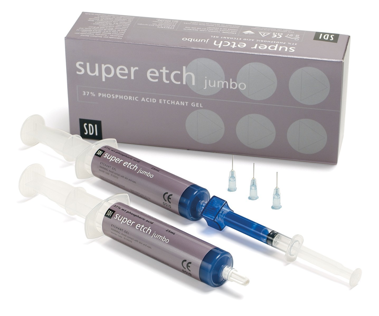 SDI Dental Super Etch Jumbo 37% Phosforic Asid Gel Etchant to Clean Porcelain