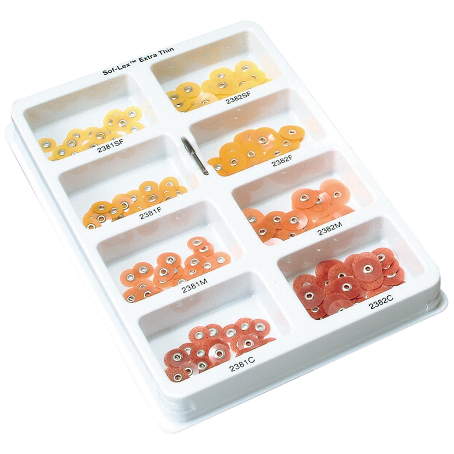 Dental 3M ESPE Sof Lex Soflex Contouring Polishing 240 Discs Kit 2380 (Free Ship