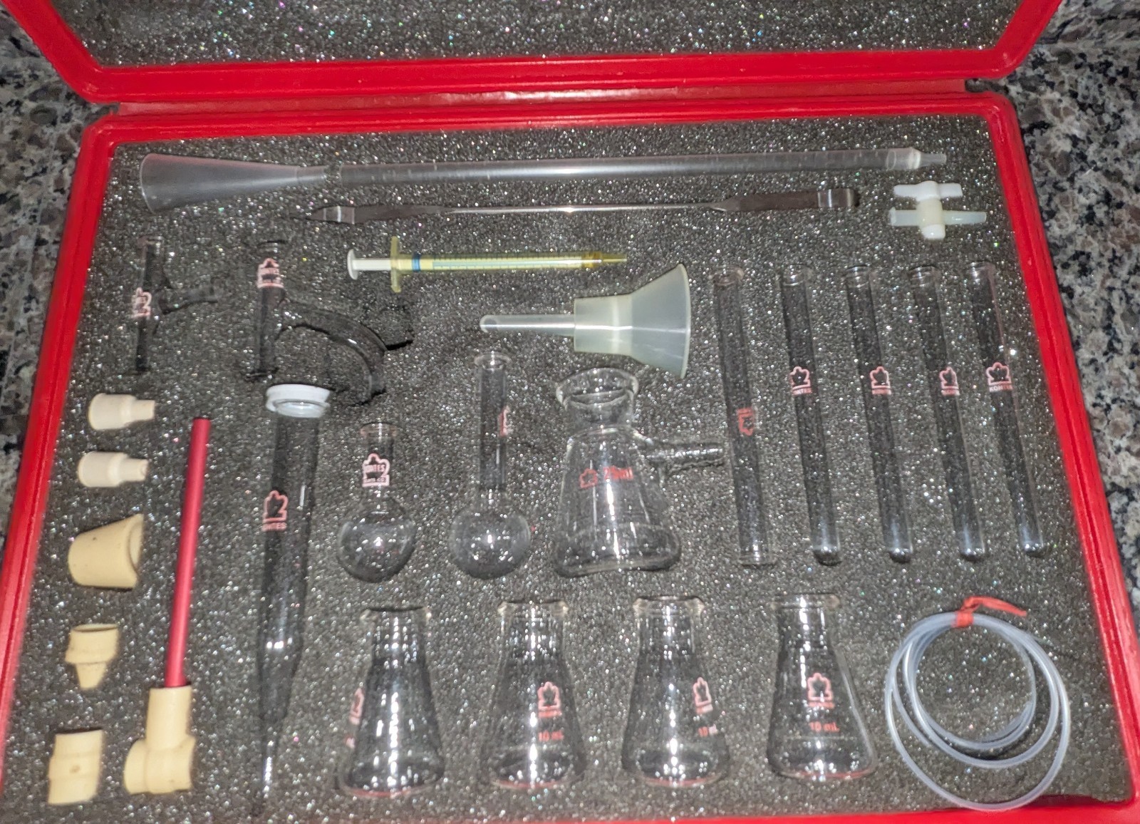 Kontes Microflex Williamson K-748000-0000 Chemistry Kit –Used– READ Description