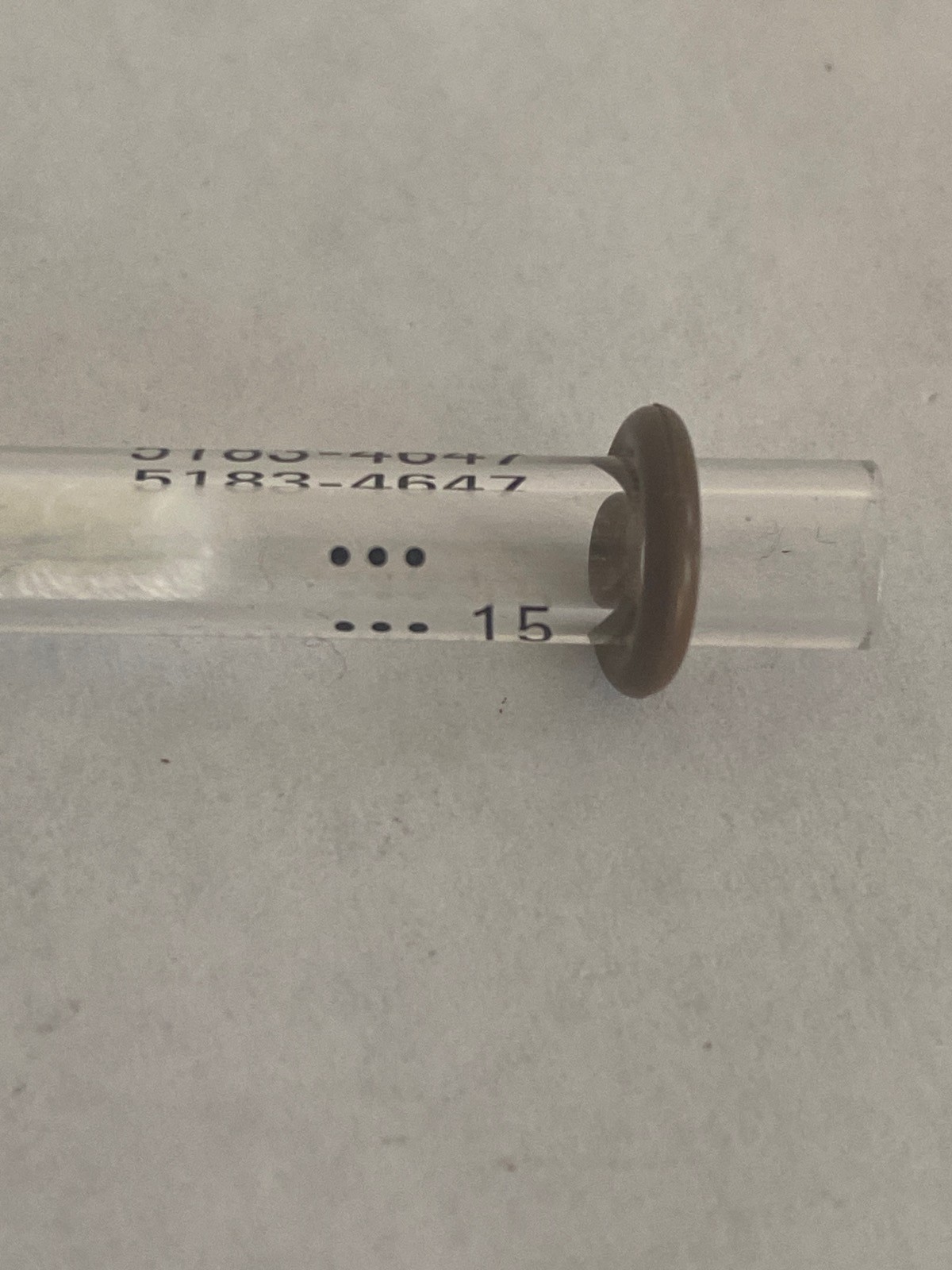 AGILENT Gas Chromatography Split Inlet Liner 4mm ID 78.5mm L 870uL 5183-4647