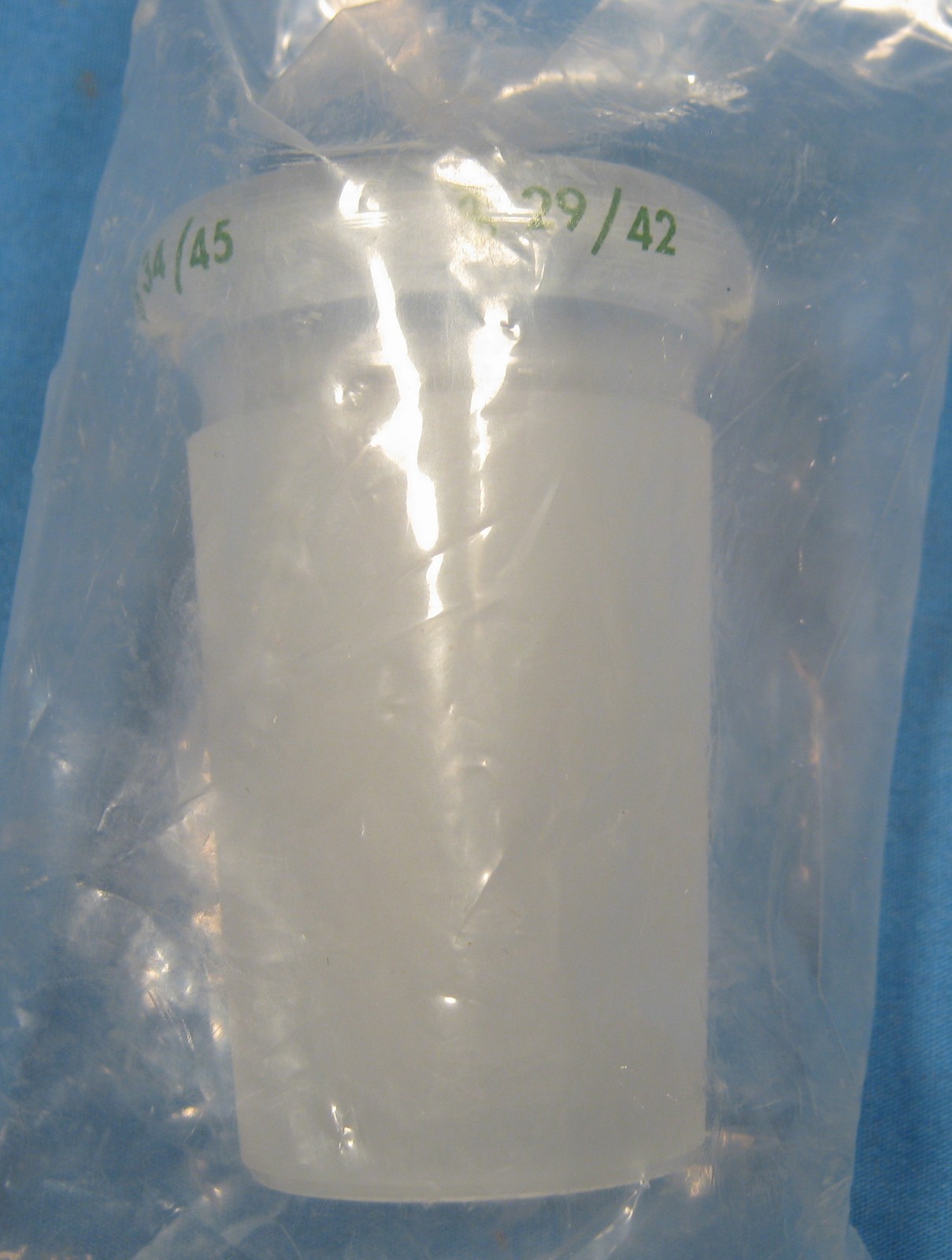 CHEMGLASS BUSHING REDUCING ADAPTER 34/45 TO 29/42 NEW FREE SHIPPING 10-A