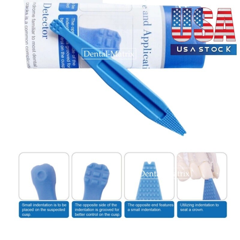 Dental Tooth Cleft Crack Detector Probe Fracture Locating Crown Bridge Seat 135℃