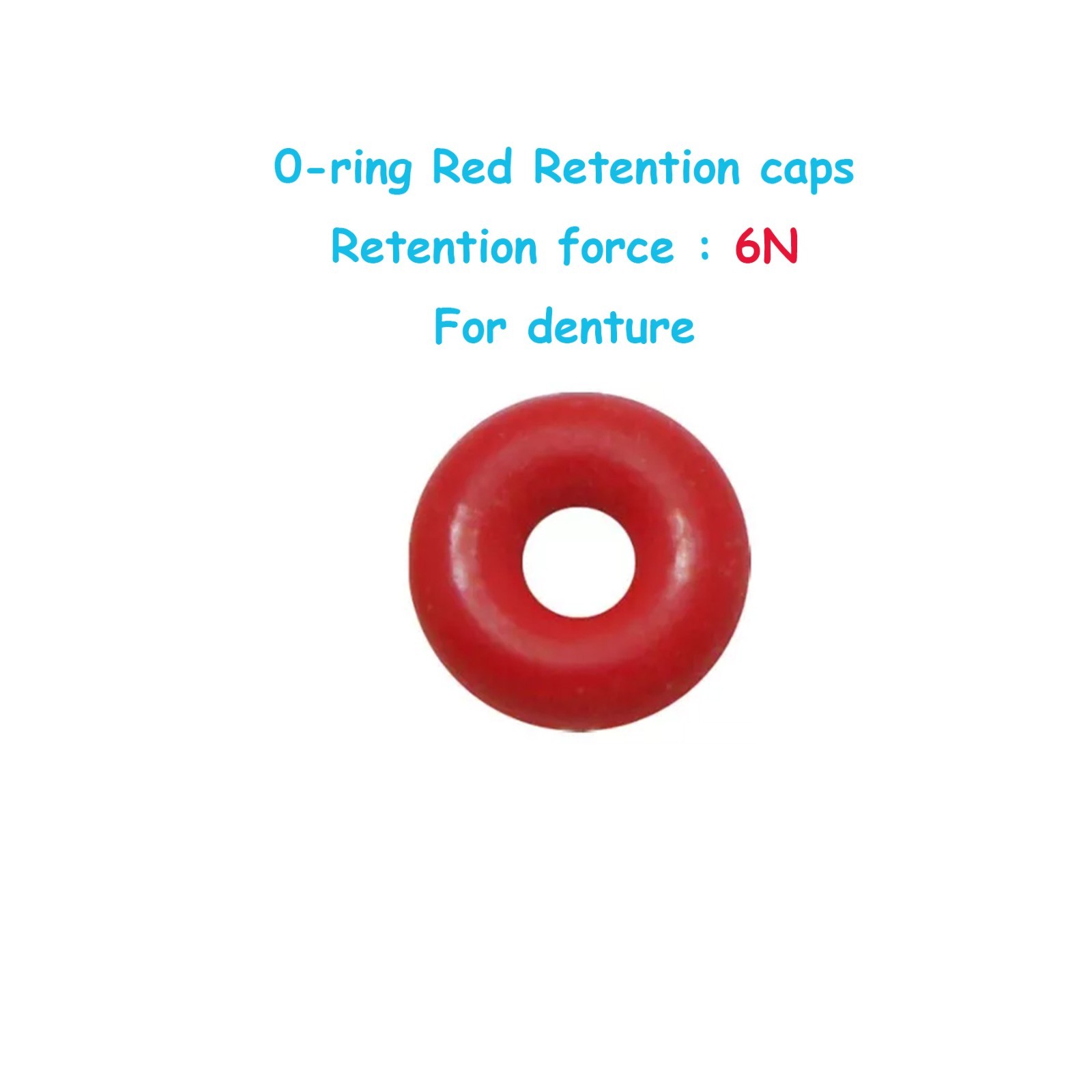 Dental Fit Hiossen/Osstem Implants Compatible Ball Abutment O-Ring Retention Cap