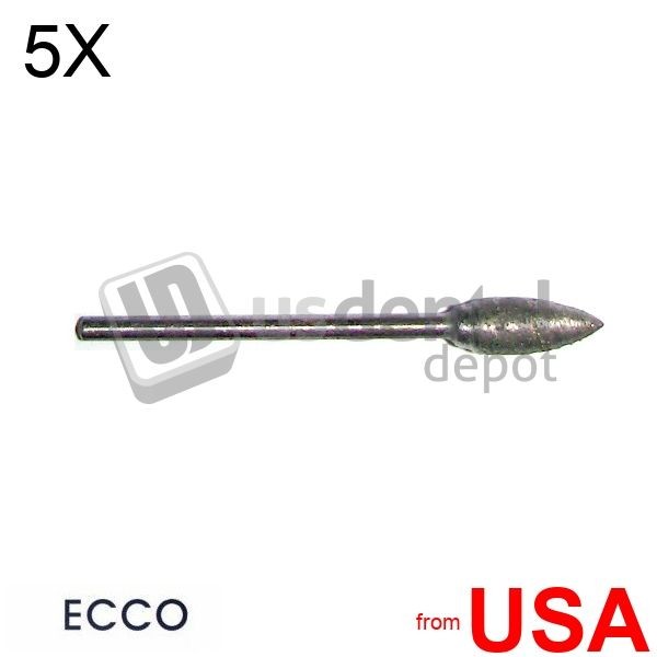 5X LOT of ECCO – Sintered HP Diamond Point 2045 – 18.000 rpm –Bur #2045 100453
