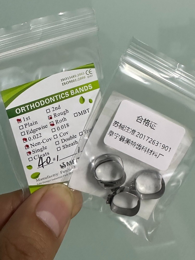 Dental Orthodontic 1st Plain Molar Bands Buccal Tubes Cleats Roth 022 #29-44+