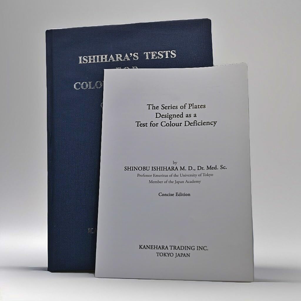 Ishihara Test Chart Book Color Deficiency Test Easy Reference Vision Testing