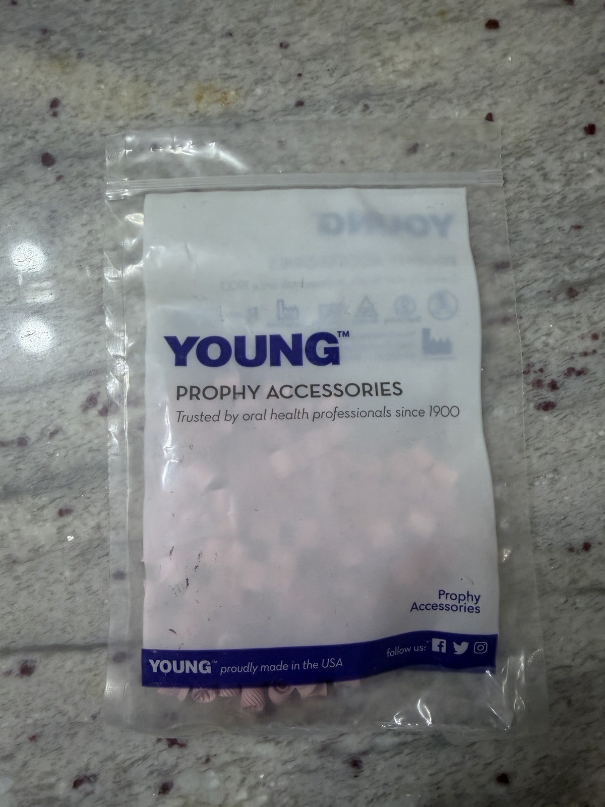 Young Prophy Accessories Pink Prophy Cups Screw Type Extra Soft Short x144