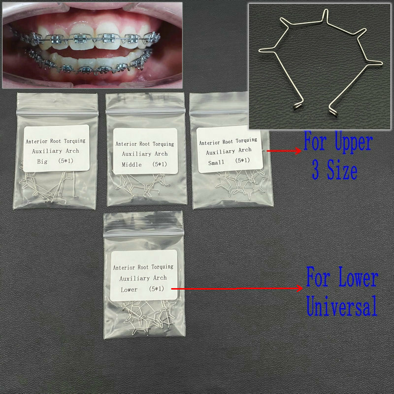 Dental Orthodontic Anterior Root Torquing Auxiliary Arch Big Middle Small Lower