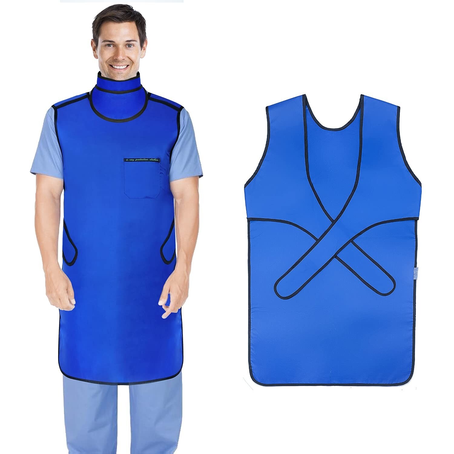 0.5mmpb Lead Apron for x-Rays – Dental Lab Protection Apron with Thyroid Shie…