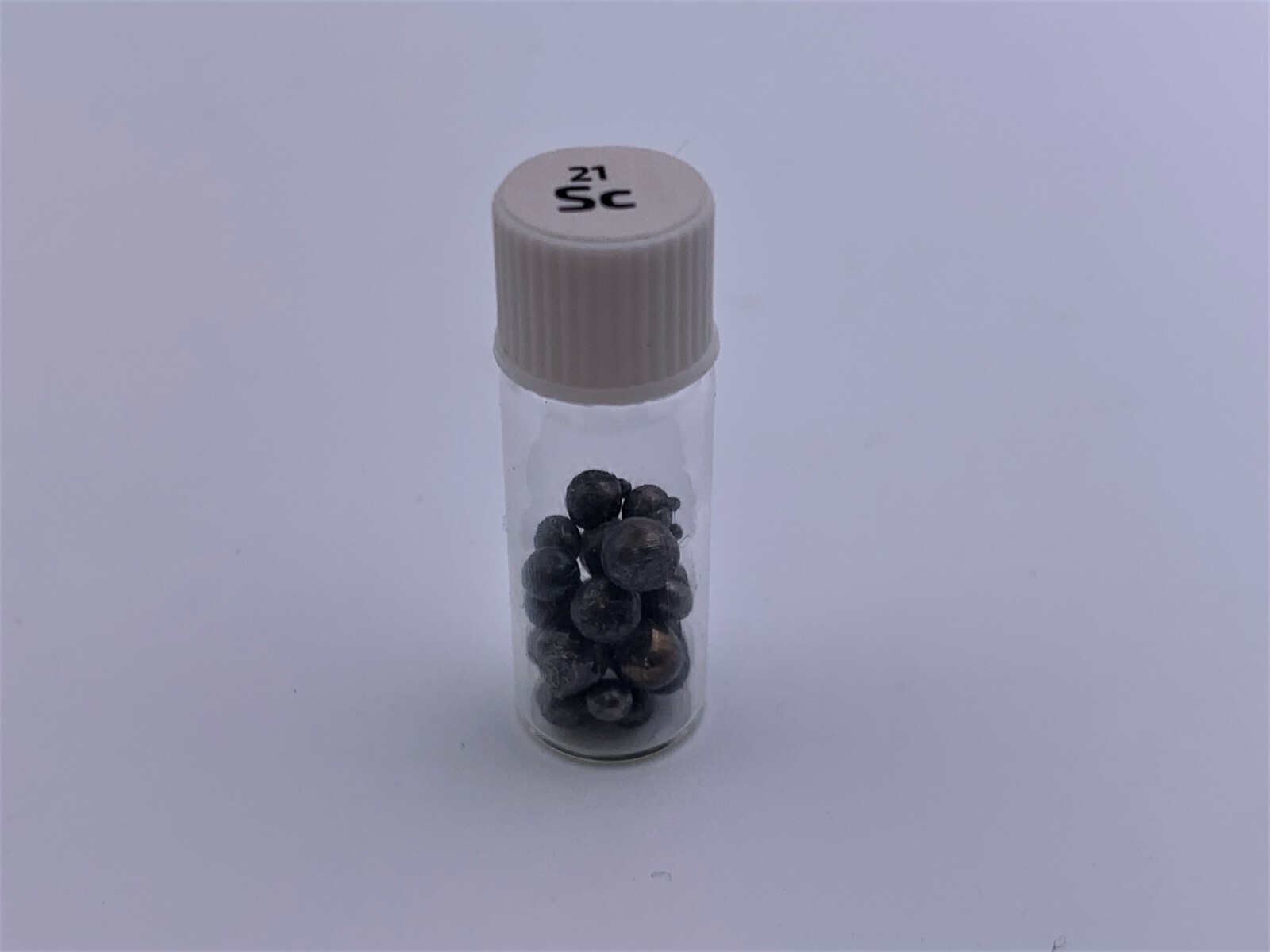 The Periodic Element Sample Small Sealed Bottles Rhodium Iridium Osmium Rhenium