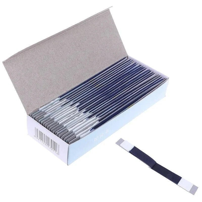 200 Sheets/Box Dental Articulating Paper Practical Soft Thin Strips Blue