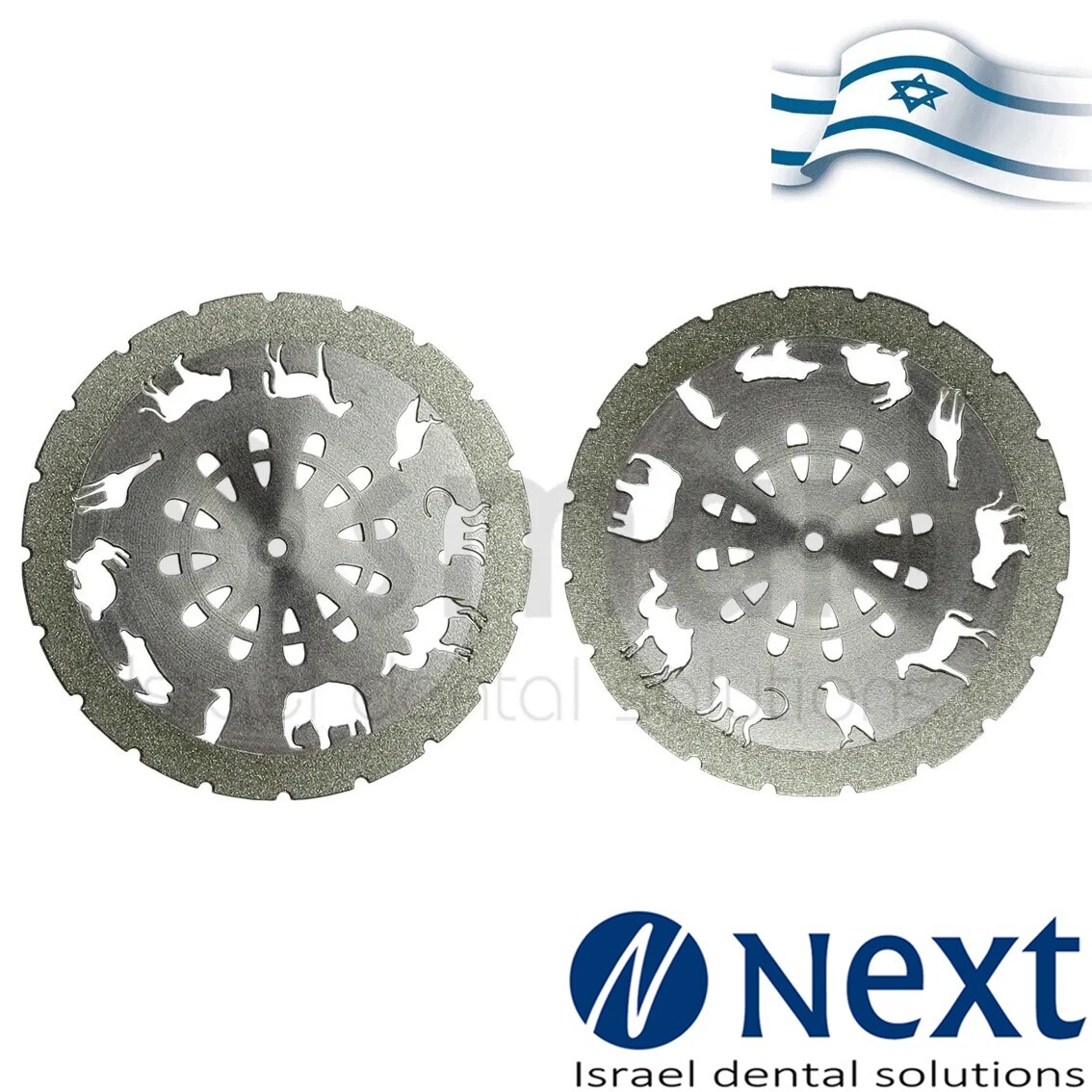 LOT x 2 Dental Lab Diamond Plaster Cutting disc Israel made 45x 0.25 stone die 8