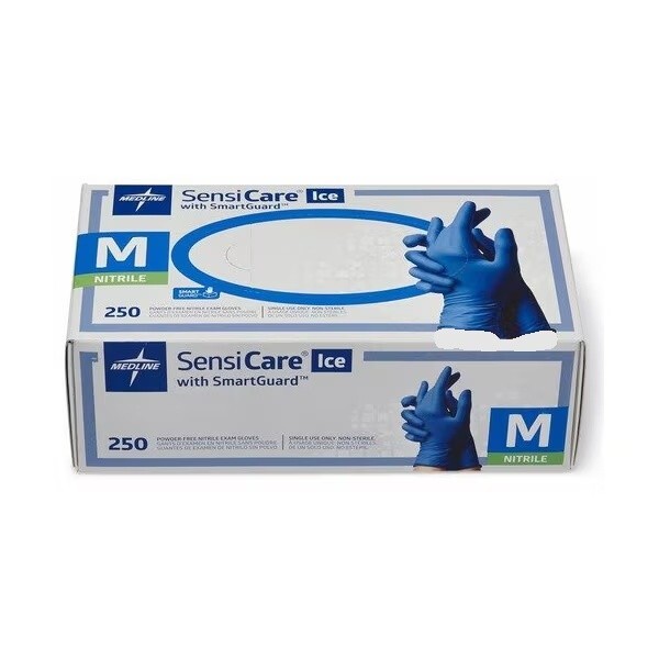 Blue Disposable Nitrile Gloves 250 Pack Medical Grade Multi Purpose Protection