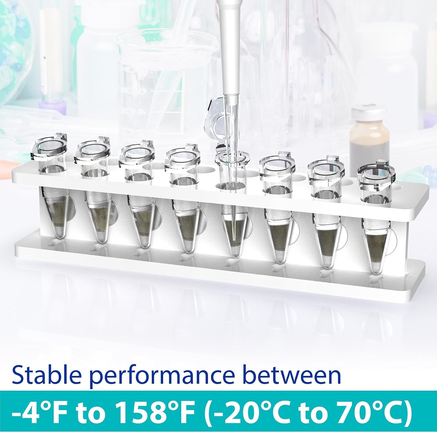 US Magnetic Bead Rack for Purification of DNA RNA Separator Magnetic Separator