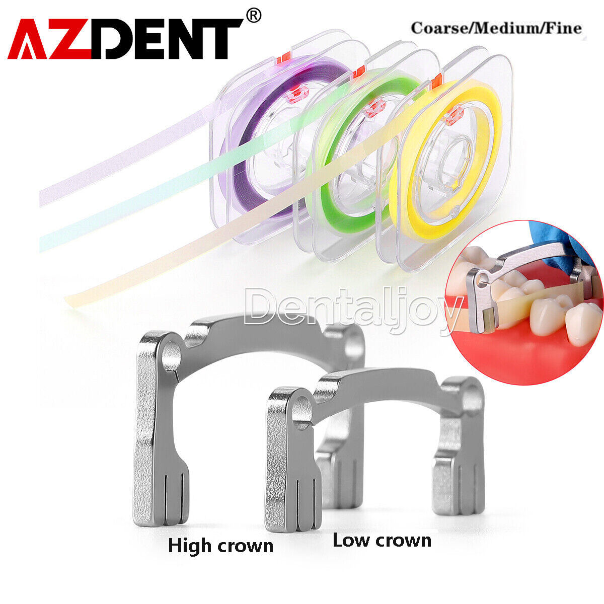 Dental Polishing Strips Composite Resin Polyester Sanding Finishing Strip Holder