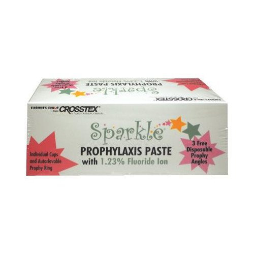 Crosstex UPMA Sparkle Prophy Cups 1.23% Assorted Medium Grit 200/Pk