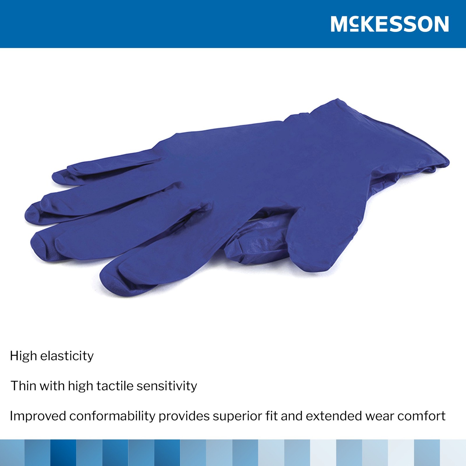 McKesson Confiderm Nitrile Exam Glove – 100 per Box