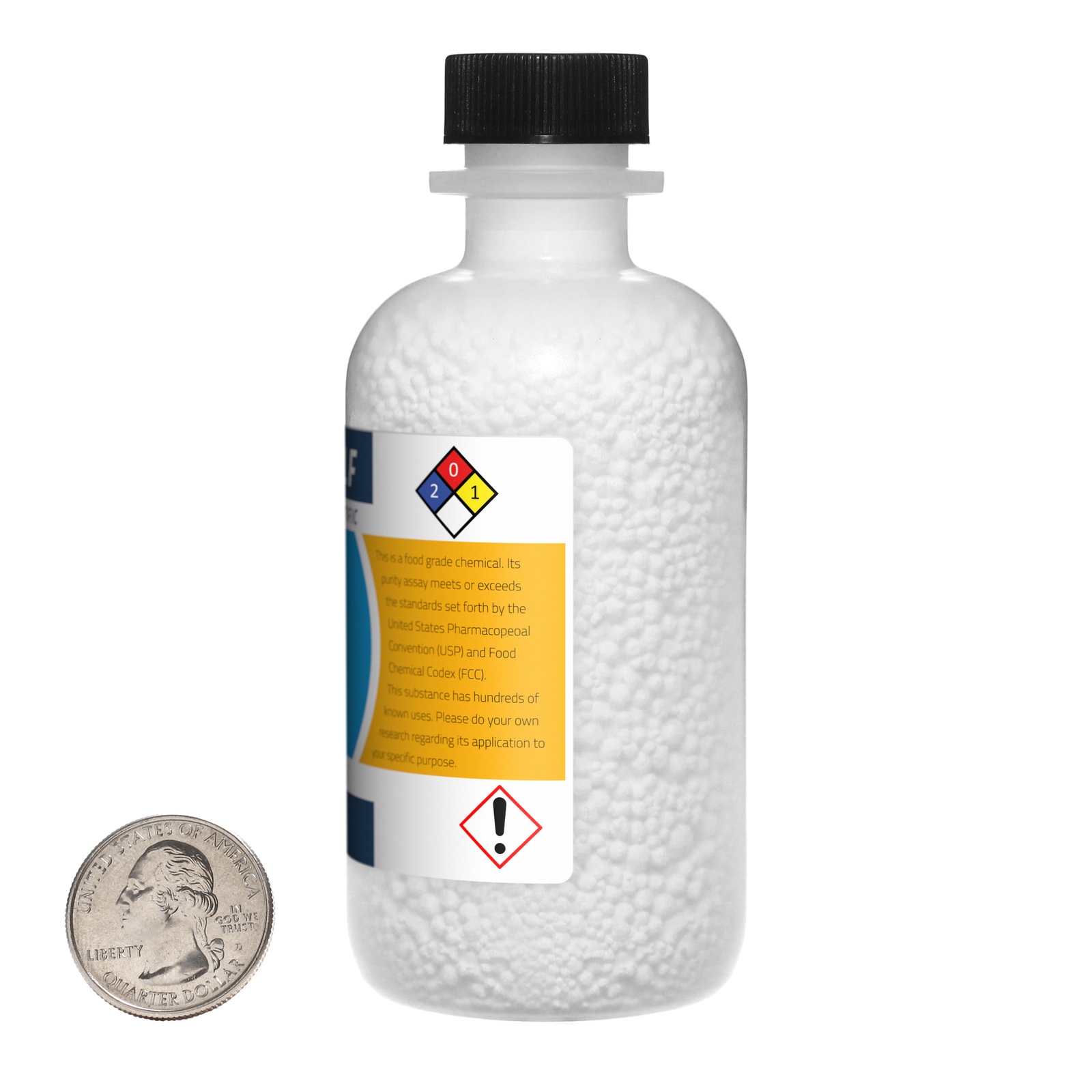 Calcium Chloride / 4 Ounce Bottle / 99% Pure Food Grade / Prills / USA