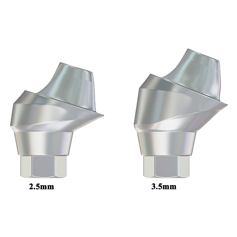 10x Dental Oss tem TS Compatible Multi Angulated Prosthetic 17° Regular 2.5mm