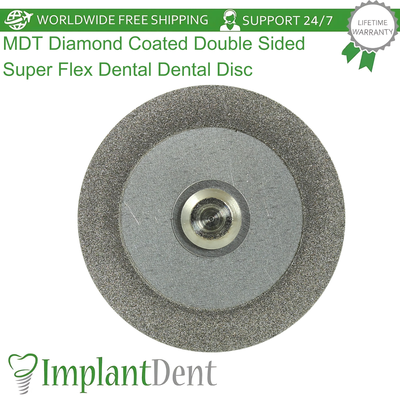 MDT Dental Diamond Coated Double Sided Super Flex Disc Contouring Applications