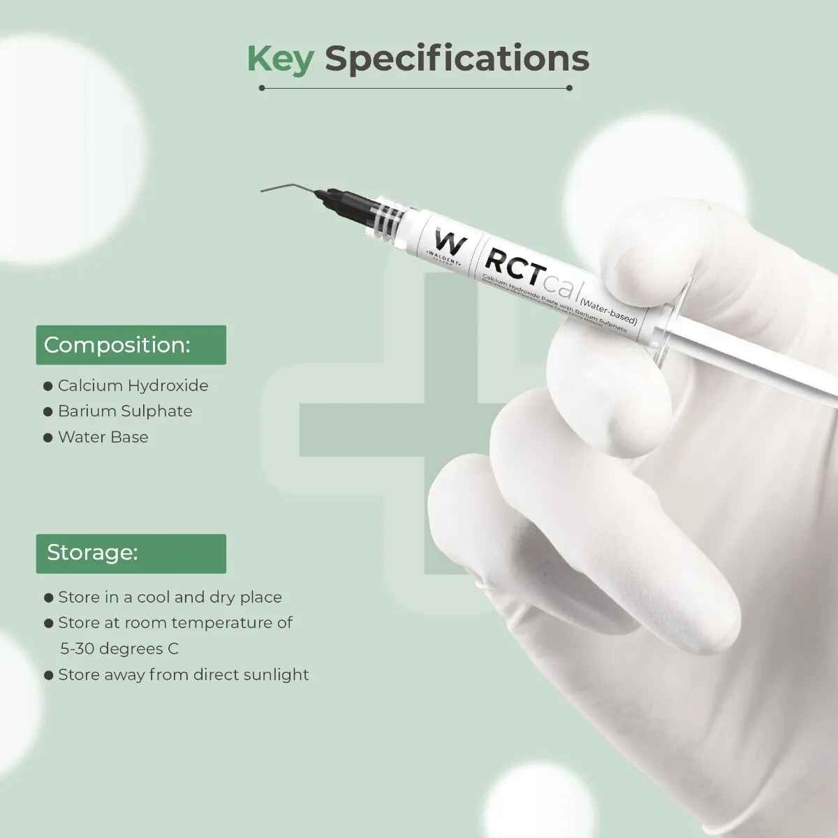 Waldent RCTcal Calcium Hydroxide Paste For Dental