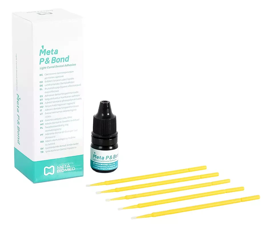 Meta Biomed P & Bond Dental Primer & Bonding Agent 5th Generation (Free Ship)