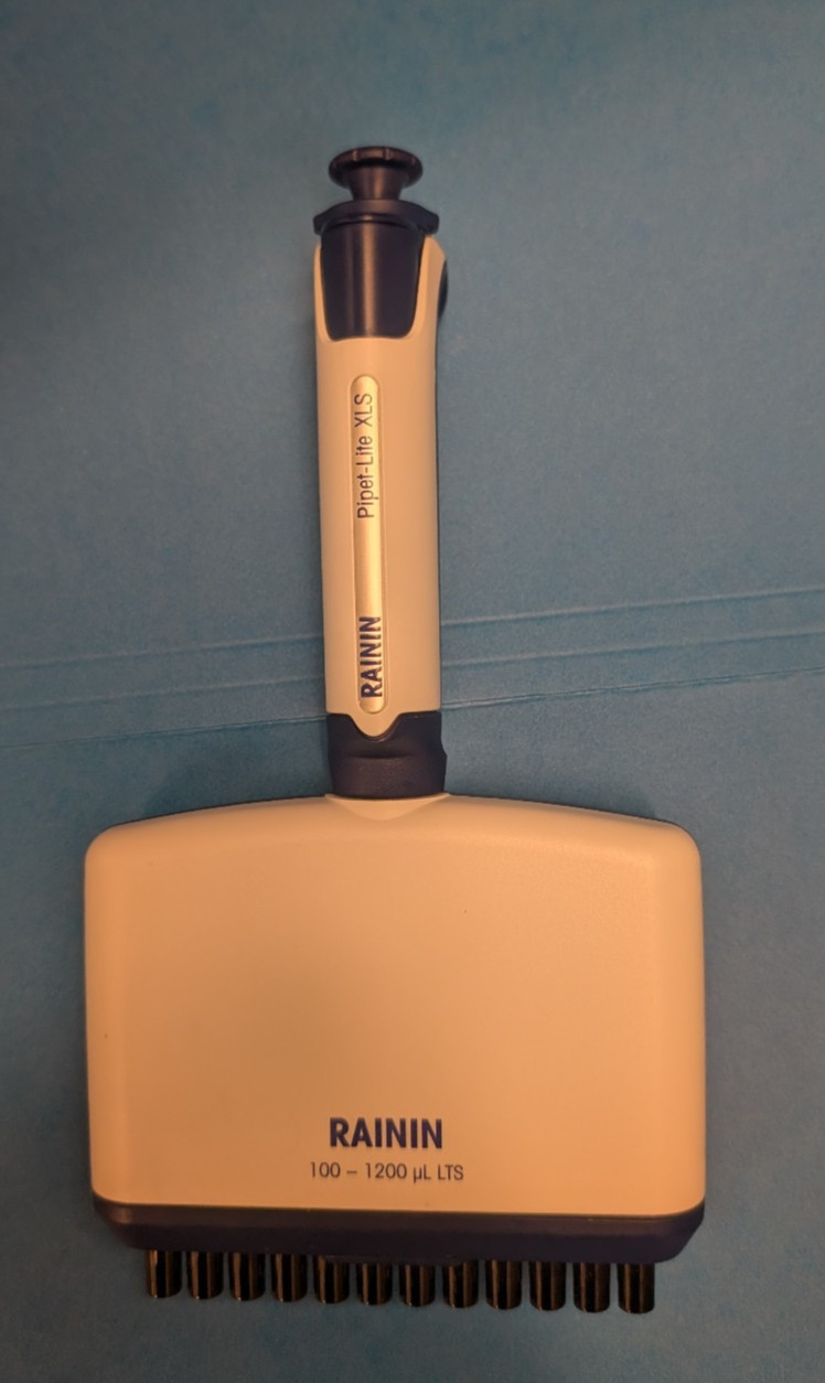 Rainin 12 Channel Pipet-Lite XLS Pipette L12-1200XLS 100-1200 µL