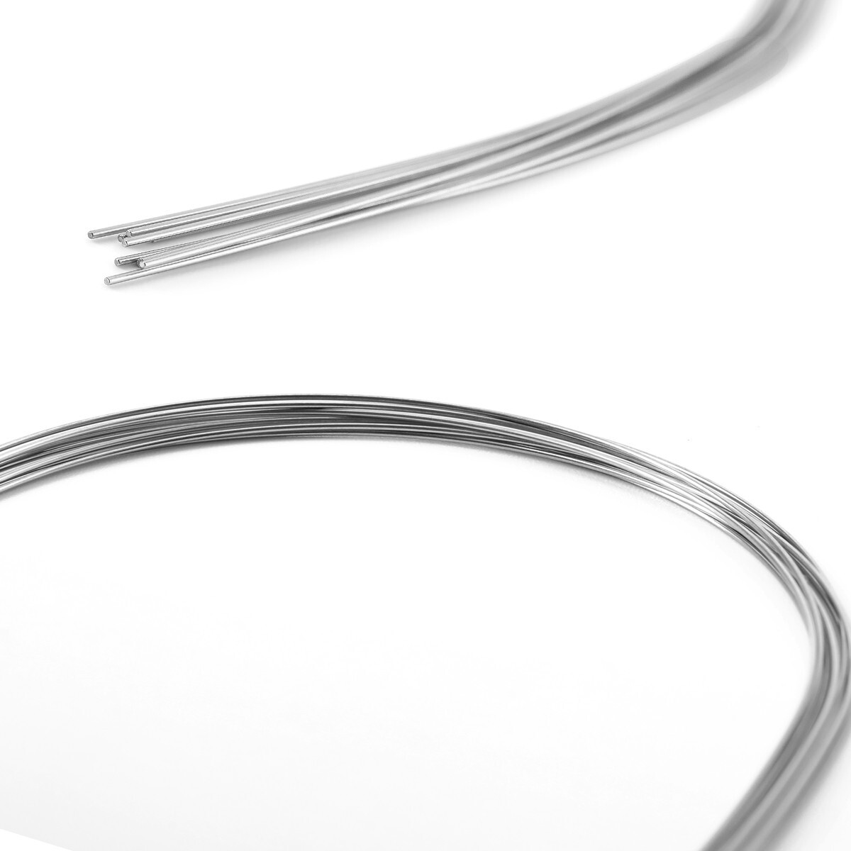 50X Dental Orthodontic Super Elastic Niti Arch Wire ROUND 012 Upper Nature
