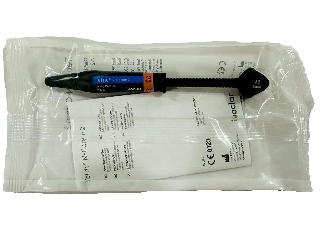 Ivoclar TETRIC N CERAM-2 Polymer Based Dental Restorative Composite 3.5gm