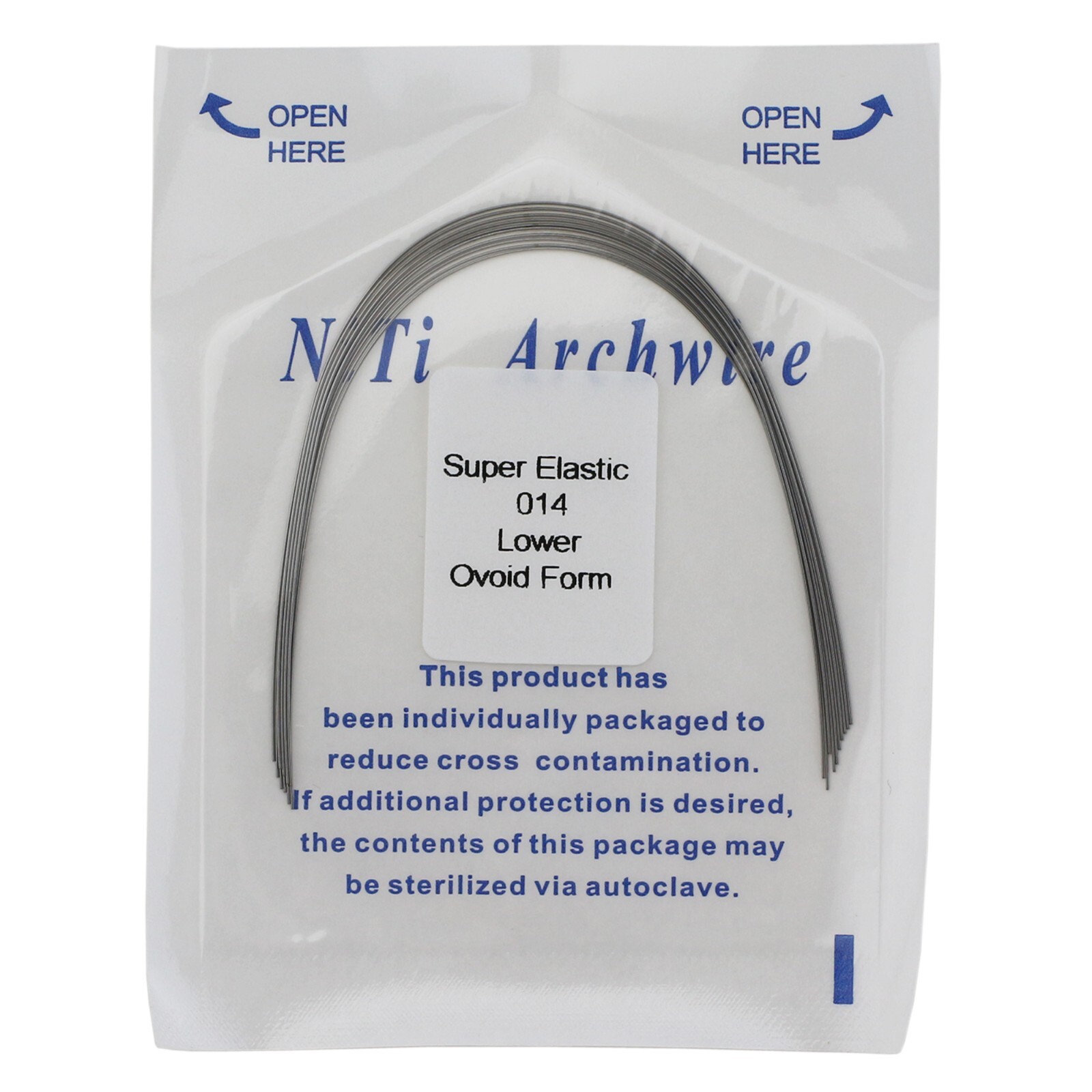 arcos de ortodoncia NiTi Rectangular Round Natural Ovoid Orthodontic Arch Wire