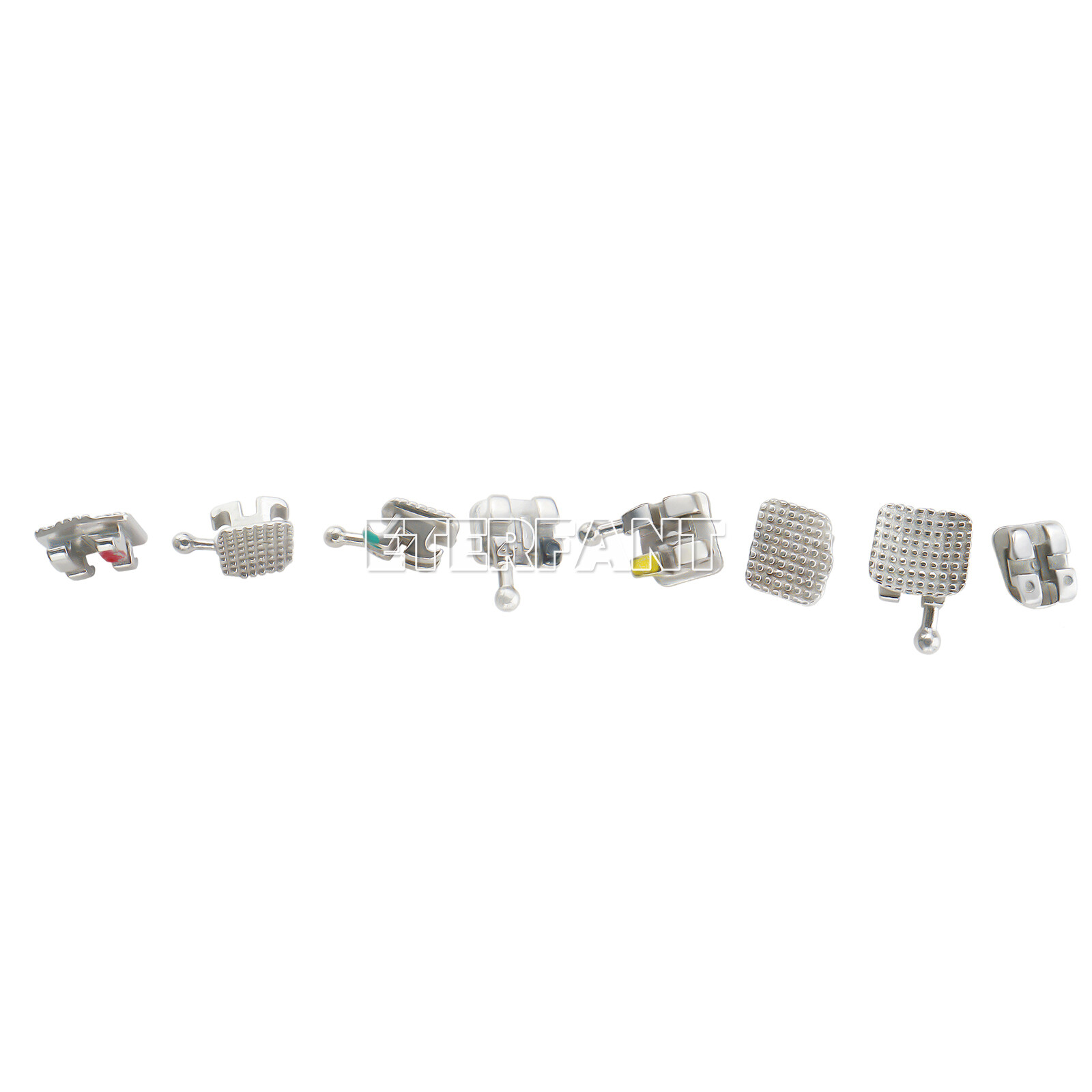 20PCs TERFANT Dental Ortho Bracket Brace Monoblock MIM Mini ROTH 018 345Hook
