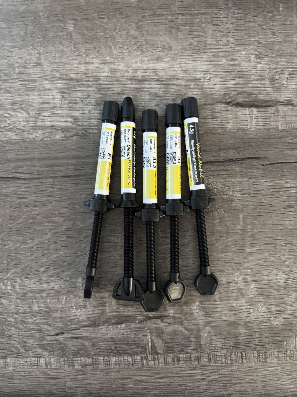 Vivid Nu Fil Micro Hybrid Light Cure Composite – Various Shades
