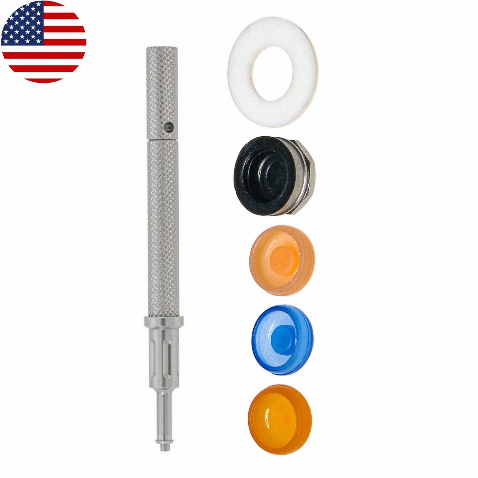 US Dental Attachment Abutment Male Cap Tool fit Zimmer Removable PAØ3.5mm/4.5mm