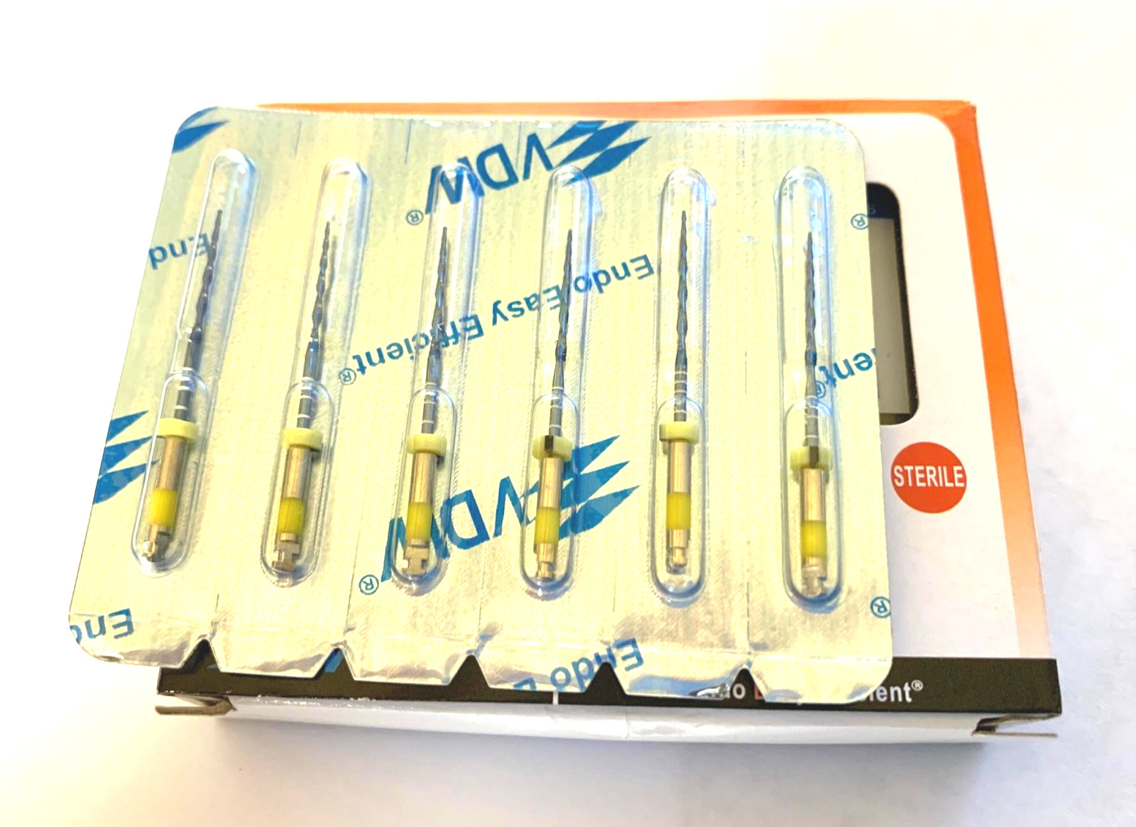 VDW RECIPROC BLUE NiTi Root Canal Files 25mm R50 1 Pkg of 6