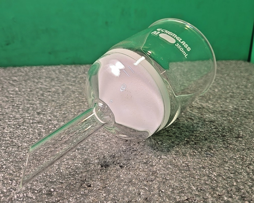 CHEMGLASS Ch-1402-23 350mL Filter Funnel, Buchner, MEDIUM Frit Ch140223