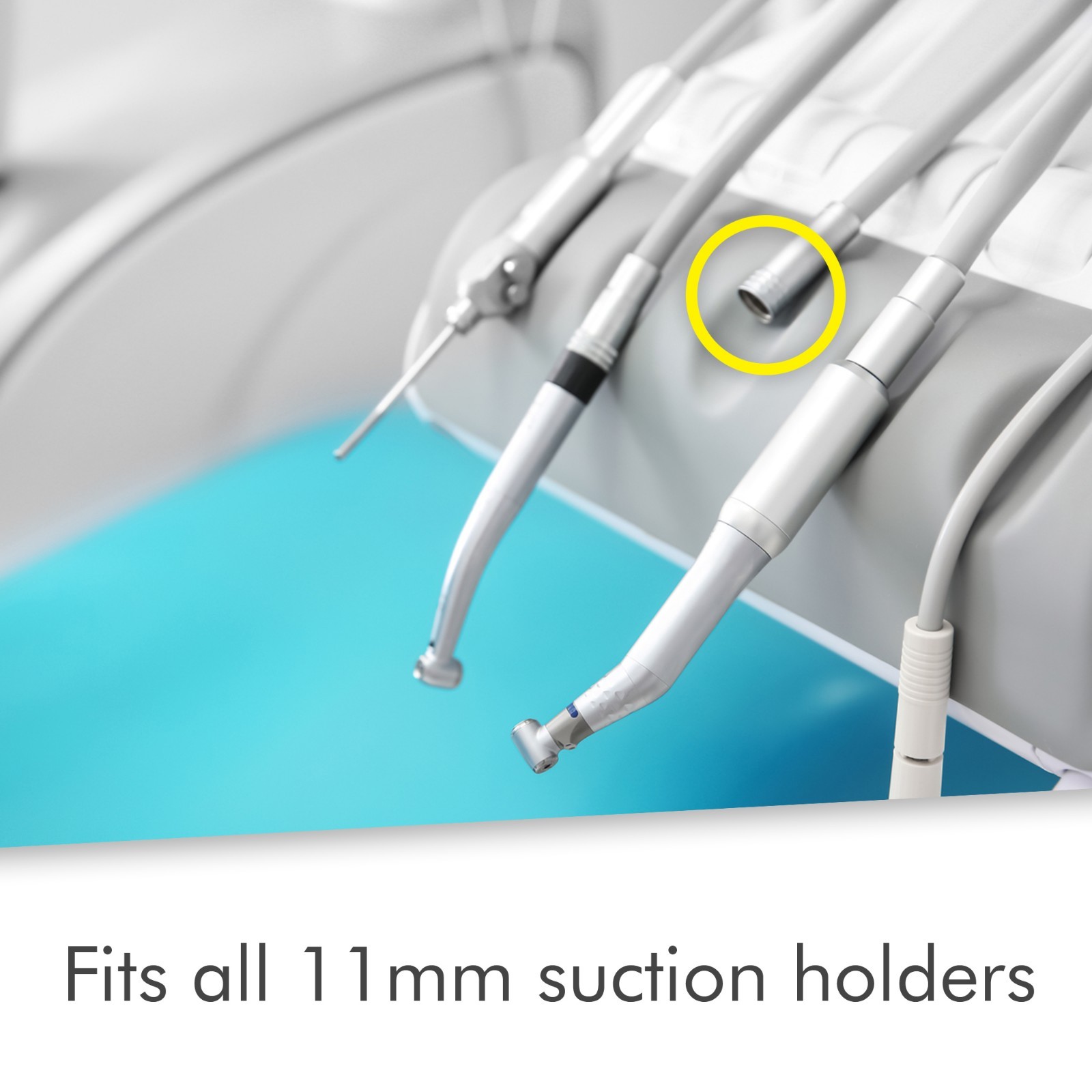 1000 (10 Bags) HVE High Volume Evacuation Suction Dental Tips, Vented (White)