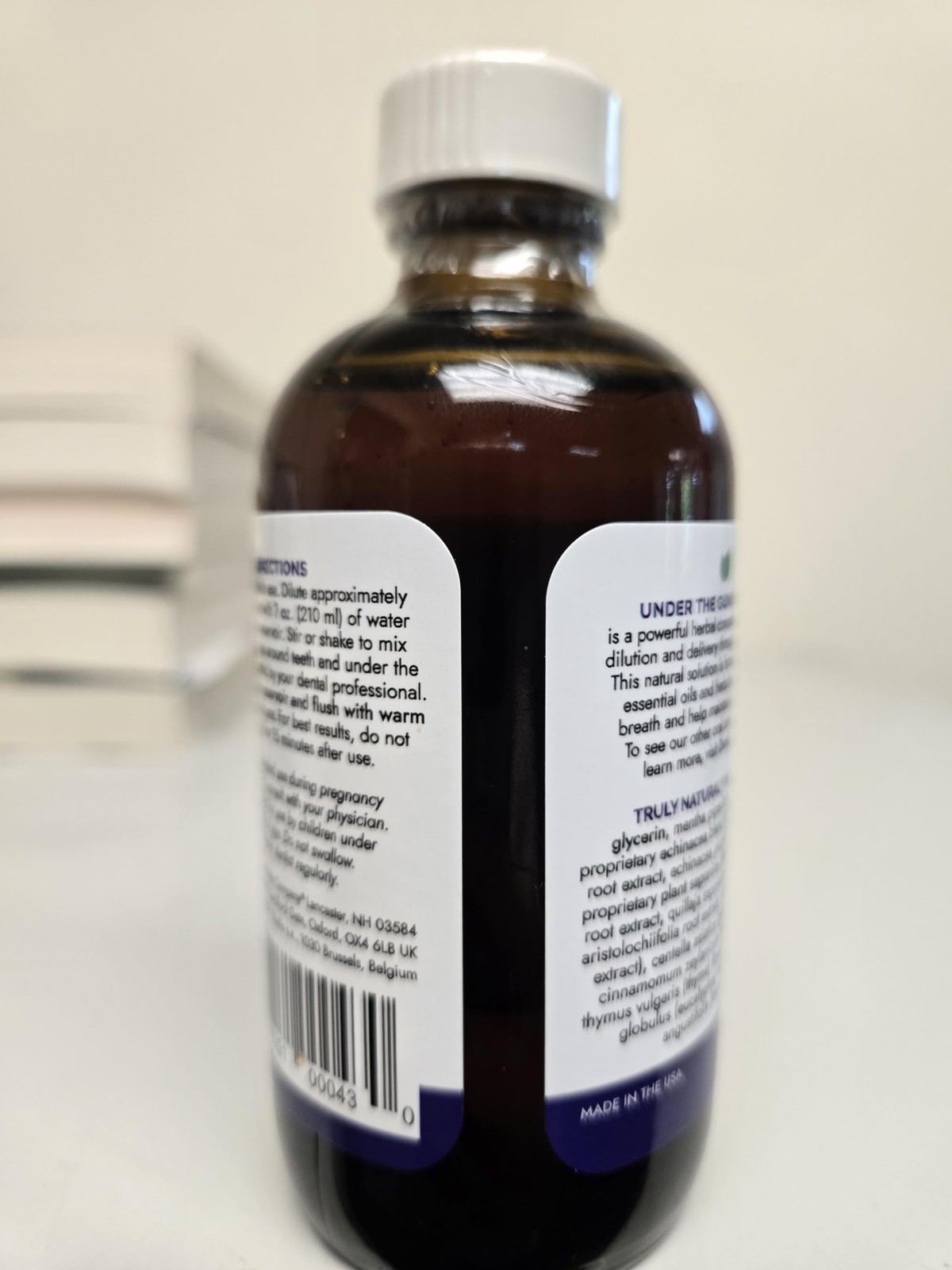 Under The Gums Irrigant Solution – Herbal Solution for Oral Irrigators – Alco…