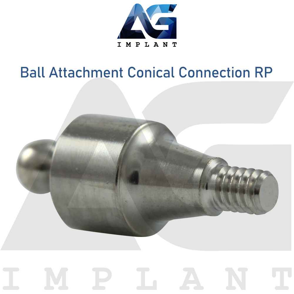 5 Straight Ball Attachment Regular Platform (RP) Conical Connection 2.65mm