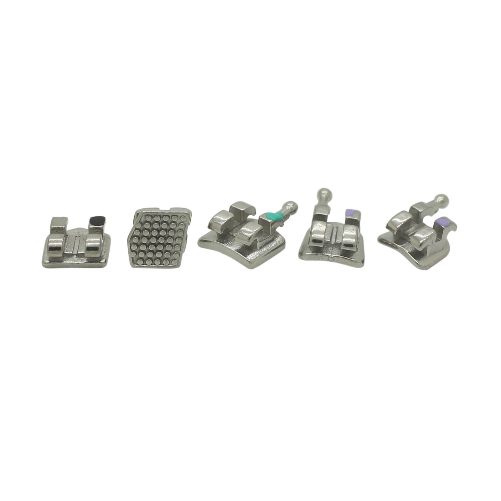 Dental Orthodontic Mini Brackets Metal Braces MIM ROTH MBT 018 022 345 Hooks OC
