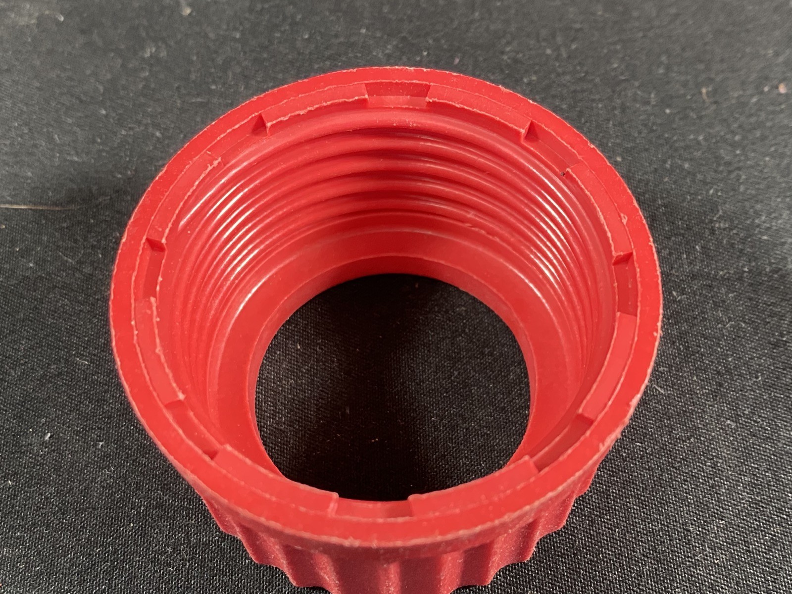 SCHOTT DURAN PBT Red Open Top High Temperature GL 45 Screw Cap 292271007 (10/Pk)