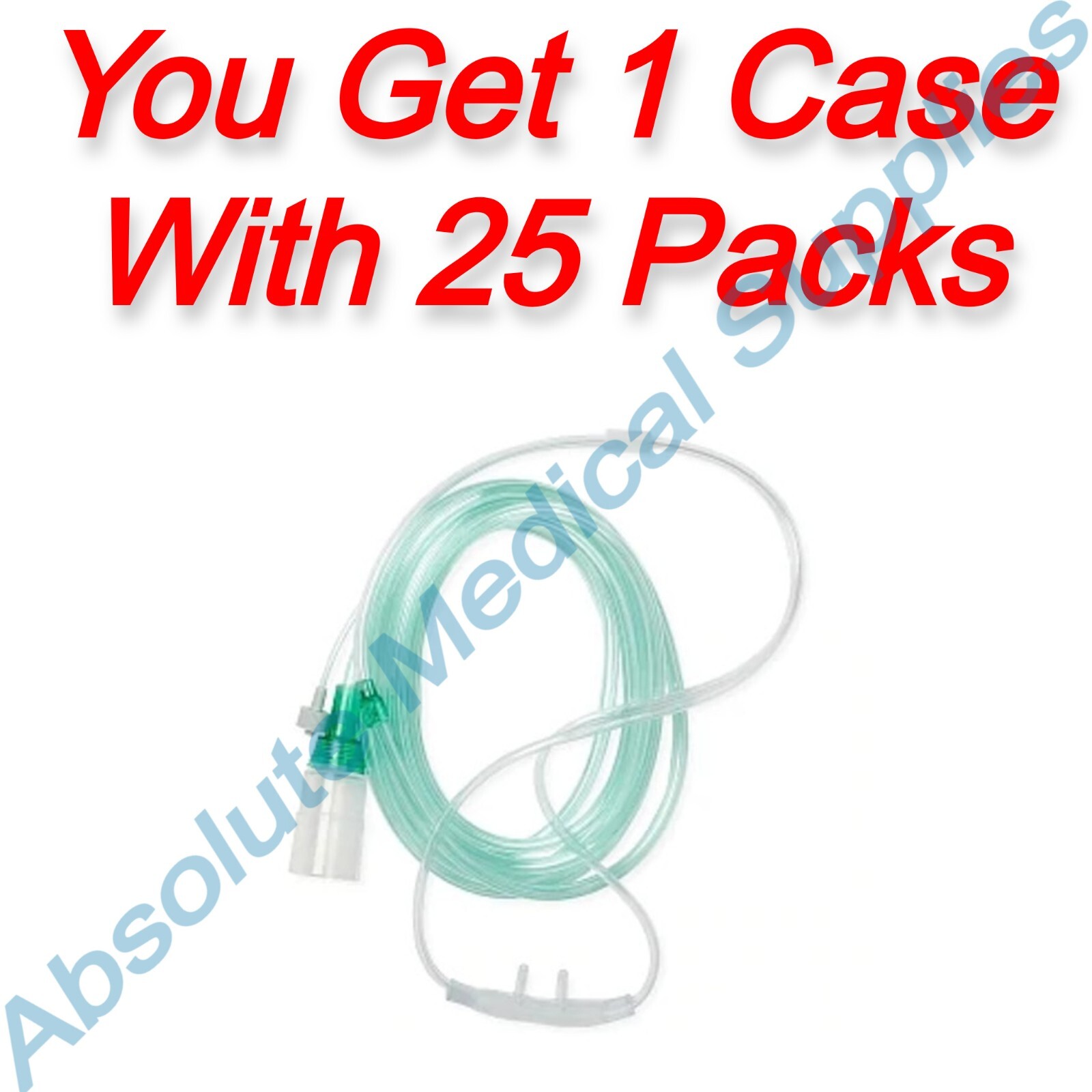 *25-Pieces* Medline SuperSoft Adult CO2 Cannula HCS4568S