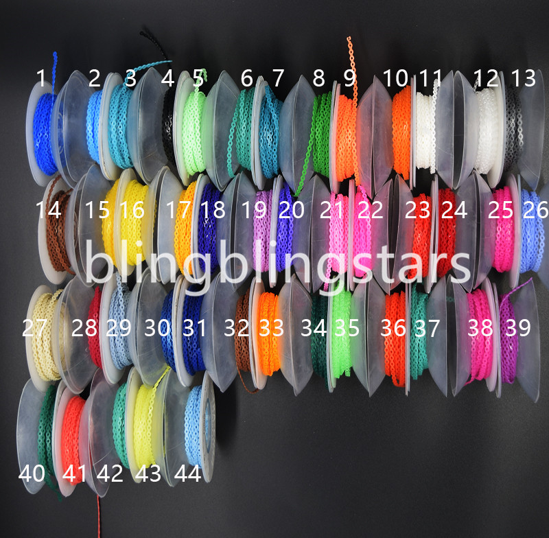 Dental Orthodontic Elastolink Elastic Power Chain Closed/Long/Short 44 Colors