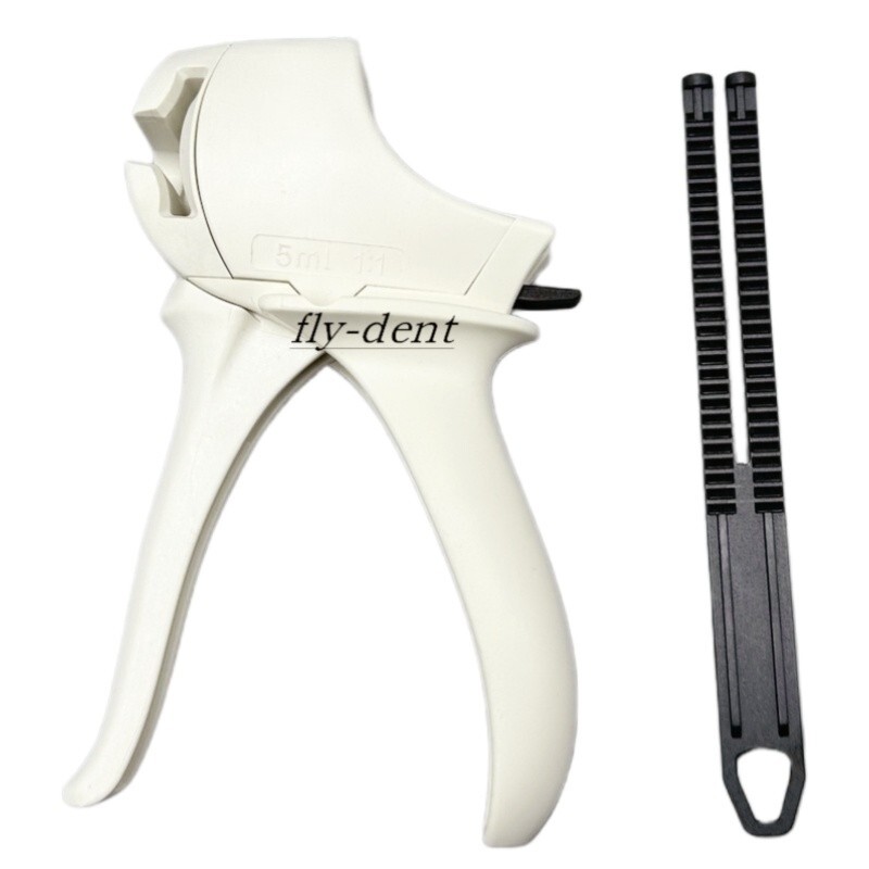 Dental Activa-Spenser Type Dispenser Gun 1:1/10:1 5ml Automix Syringe Cements