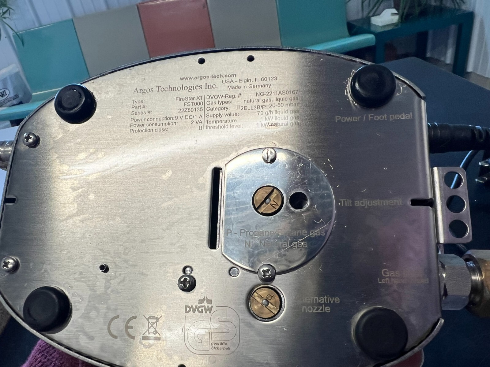 Argos Technologies FireStar XT Bunsen Burner-used, in great condition!
