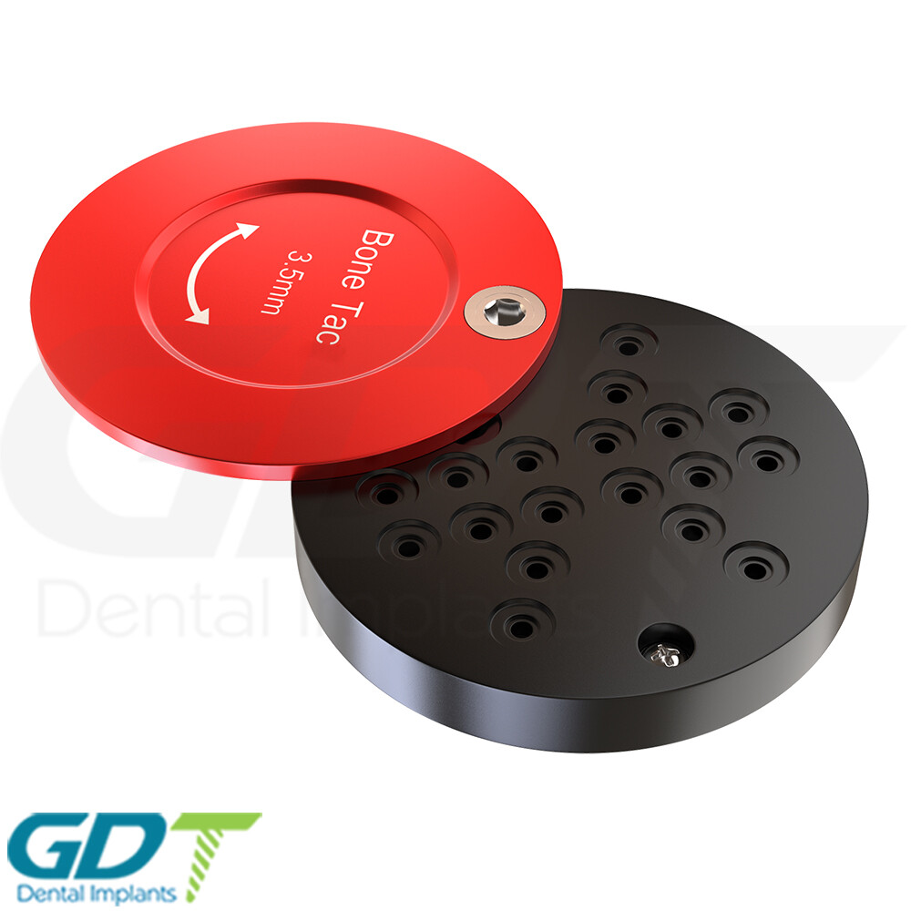Bo ne Tac Screw 3.5mm Red Case Membrane Fixation GBR System Dental Im plant