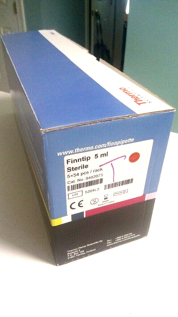 Thermo Fisher Scientific 9402073 Finntip 5mL, Non-Filtered, Sterile 5 Racks x 54