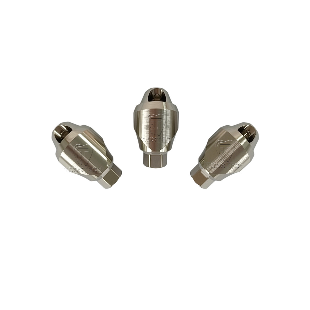 3pcs MUA 17º 30º angled multi unit abutment titanium fits to MIS Seven NP/SP