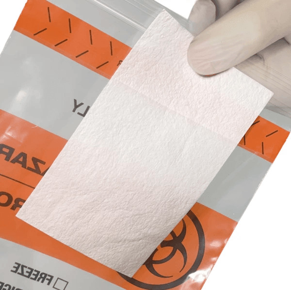 (10) Specimen Shield Absorbent 2 Mil Zip-Closure Biohazard Bags 6″ x 9″ Clear