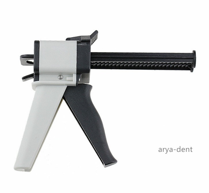 Dental Impression Materials Mixing Dispensing Dispenser Gun Ratio 1:1/10:1 50ml